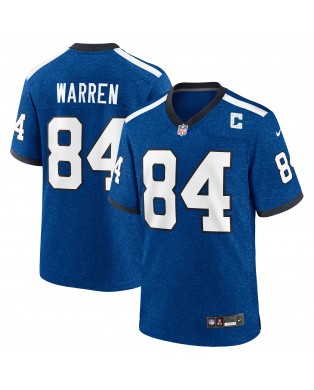 Tyler Warren Indianapolis Colts Nike Alternate 2 Indiana Nights Spieler Trikot – Heather Royal