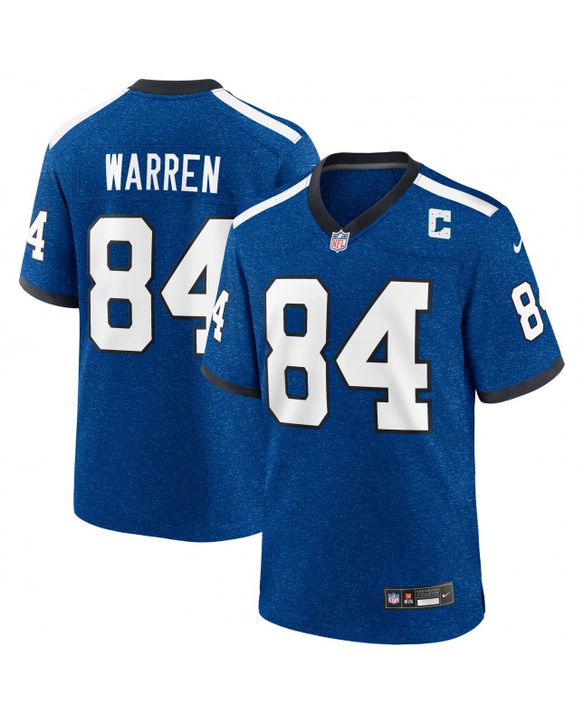 Tyler Warren Indianapolis Colts Nike Alternate 2 Indiana Nights Spieler Trikot – Heather Royal