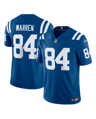 Tyler Warren Indianapolis Colts Nike Team Vapor F.U.S.E. Limitiertes Trikot – Royal