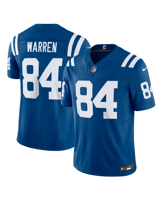 Tyler Warren Indianapolis Colts Nike Team Vapor F.U.S.E. Limitiertes Trikot – Royal