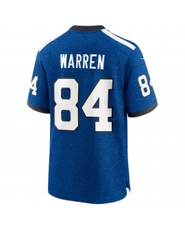 Tyler Warren Indianapolis Colts Nike Alternate 2 Indiana Nights Spieler Trikot – Heather Royal