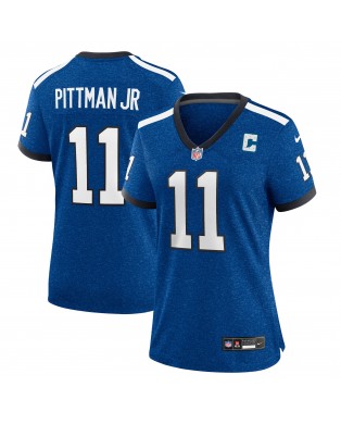 Michael Pittman Jr. Indianapolis Colts Nike Indiana Nights Alternate Game-Trikot für Damen – Königsblau