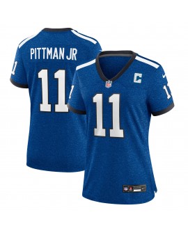 Michael Pittman Jr. Indianapolis Colts Nike Indiana Nights Alternate Game-Trikot für Damen – Königsblau