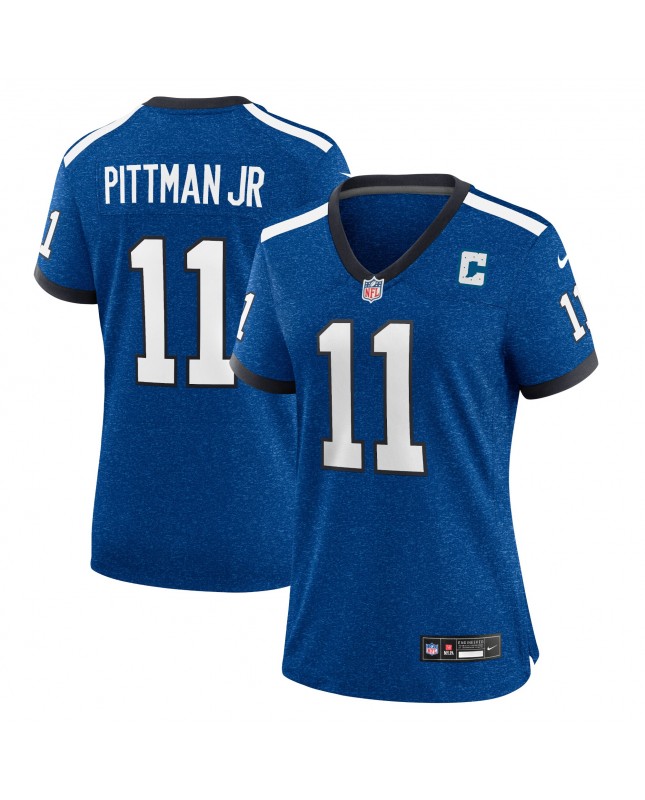 Michael Pittman Jr. Indianapolis Colts Nike Indiana Nights Alternate Game-Trikot für Damen – Königsblau