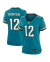 Travis Hunter Jacksonville Jaguars Nike Alternate 2 Prowler Throwback-Spieler Trikot für Damen – Blaugrün