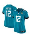 Travis Hunter Jacksonville Jaguars Nike Damen 2025 NFL Draft First Round Pick TeamSpiele-Trikot – Blaugrün