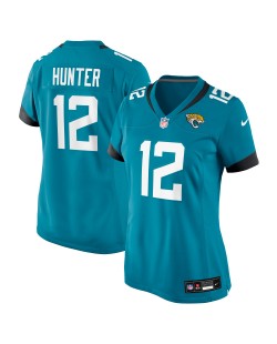 Travis Hunter Jacksonville Jaguars Nike Damen 2025 NFL Draft First Round Pick TeamSpiele-Trikot – Blaugrün