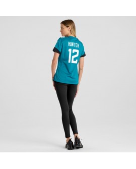 Travis Hunter Jacksonville Jaguars Nike Damen 2025 NFL Draft First Round Pick TeamSpiele-Trikot – Blaugrün