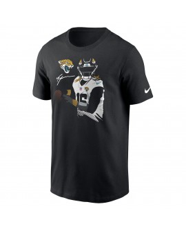 Trevor Lawrence Jacksonville Jaguars Nike Spieler Graphic T-Shirt – Schwarz