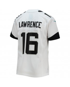 Trevor Lawrence Jacksonville Jaguars Nike Jugend-Spieler Trikot – Weiß