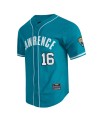 Trevor Lawrence Jacksonville Jaguars Pro Standard Mesh-Baseballtrikot mit Knöpfen – Blaugrün