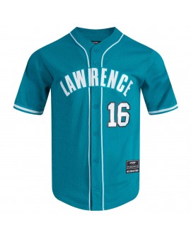 Trevor Lawrence Jacksonville Jaguars Pro Standard Mesh-Baseballtrikot mit Knöpfen – Blaugrün