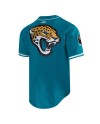 Trevor Lawrence Jacksonville Jaguars Pro Standard Mesh-Baseballtrikot mit Knöpfen – Blaugrün