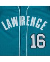 Trevor Lawrence Jacksonville Jaguars Pro Standard Mesh-Baseballtrikot mit Knöpfen – Blaugrün