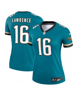 Trevor Lawrence Jacksonville Jaguars Nike Alternate Legend Spieler Performance-Oberteil für Damen – Prowler Throwback Teal