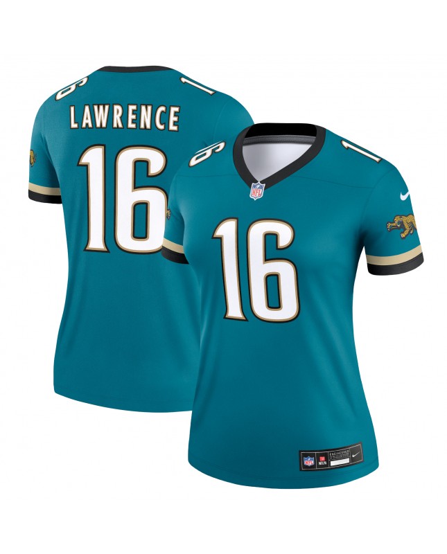 Trevor Lawrence Jacksonville Jaguars Nike Alternate Legend Spieler Performance-Oberteil für Damen – Prowler Throwback Teal