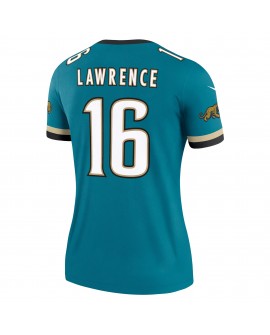 Trevor Lawrence Jacksonville Jaguars Nike Alternate Legend Spieler Performance-Oberteil für Damen – Prowler Throwback Teal