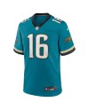 Trevor Lawrence Jacksonville Jaguars Nike Prowler Throwback Spieler-Spieler Trikot – Blaugrün