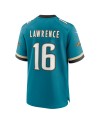 Trevor Lawrence Jacksonville Jaguars Nike Prowler Throwback Spieler-Spieler Trikot – Blaugrün