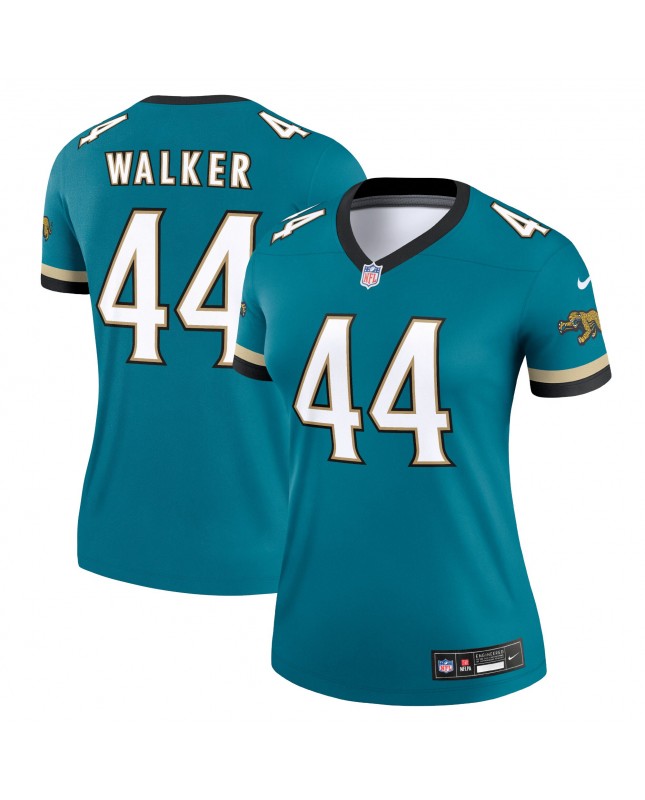 Travon Walker Jacksonville Jaguars Nike Alternate Legend Spieler Performance-Oberteil für Damen – Prowler Throwback Teal