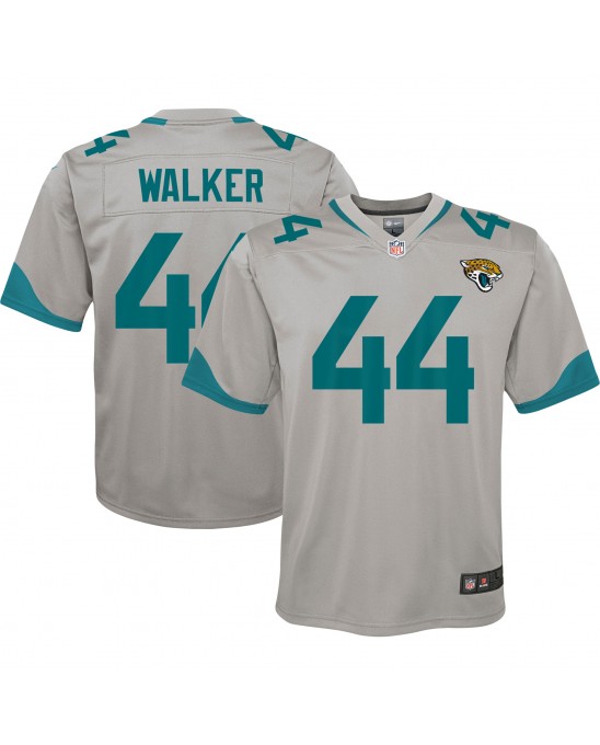 Travon Walker Jacksonville Jaguars Nike Inverted Game-Trikot für Jugendliche – Silber