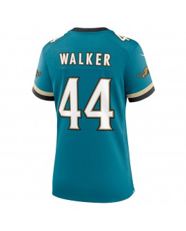 Travon Walker Jacksonville Jaguars Nike Damen Prowler Throwback-Spieler Trikot – Blaugrün