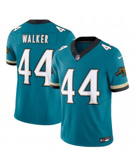 Travon Walker Jacksonville Jaguars Nike Prowler Throwback Vapor F.U.S.E. Limitierter Trikot – Blaugrün