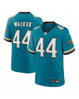 Travon Walker Jacksonville Jaguars Nike Prowler Throwback Spieler-Spieler Trikot – Blaugrün