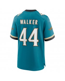 Travon Walker Jacksonville Jaguars Nike Prowler Throwback Spieler-Spieler Trikot – Blaugrün