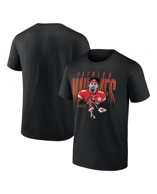 Patrick Mahomes Kansas City Chiefs Humble Shadow Spieler-T-Shirt – Schwarz