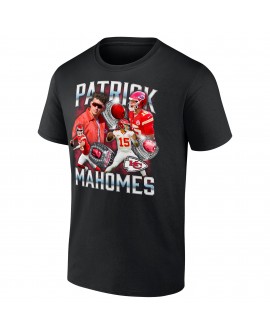 Patrick Mahomes Kansas City Chiefs Notorious Spieler Grafik-T-Shirt – Schwarz