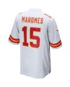 Patrick Mahomes Kansas City Chiefs Nike Jugend-Spieler Trikot – Weiß