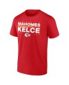 Patrick Mahomes & Travis Kelce Kansas City Chiefs Wahlspieler-T-Shirt – Rot
