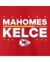 Patrick Mahomes & Travis Kelce Kansas City Chiefs Wahlspieler-T-Shirt – Rot