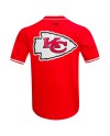 Travis Kelce Kansas City Chiefs Pro Standard Mesh Button-Up Baseball-Trikot – Rot