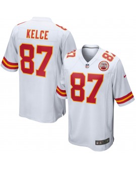 Travis Kelce Kansas City Chiefs Nike Jugend-Spieler Trikot – Weiß