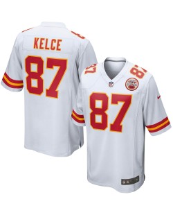 Travis Kelce Kansas City Chiefs Nike Jugend-Spieler Trikot – Weiß