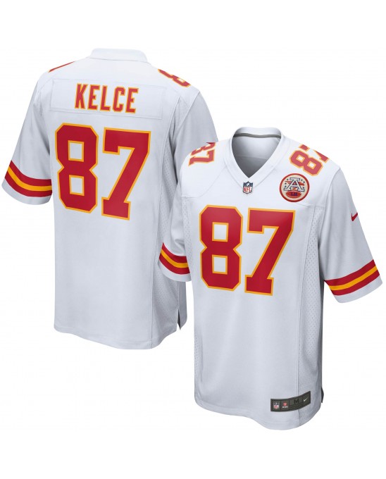 Travis Kelce Kansas City Chiefs Nike Jugend-Spieler Trikot – Weiß