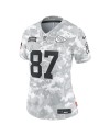 Travis Kelce Kansas City Chiefs Nike Damen 2024 Salute to Service Limited Trikot – Arctic Camo
