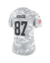 Travis Kelce Kansas City Chiefs Nike Damen 2024 Salute to Service Limited Trikot – Arctic Camo