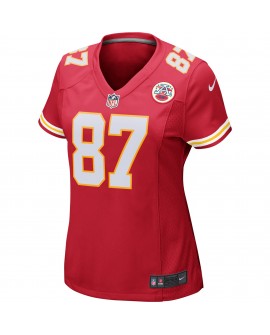 Travis Kelce Kansas City Chiefs Nike Damen-Spieler Trikot – Rot