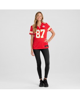 Travis Kelce Kansas City Chiefs Nike Damen-Spieler Trikot – Rot