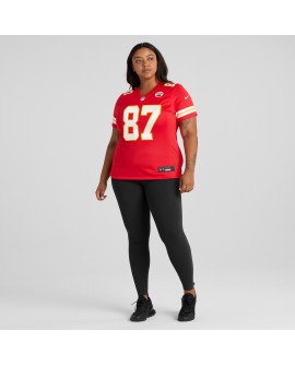Travis Kelce Kansas City Chiefs Nike Damen-Spieler Trikot – Rot