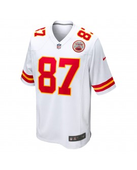 Travis Kelce Kansas City Chiefs Nike Spieler-Spieler Trikot – Weiß