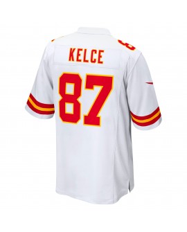 Travis Kelce Kansas City Chiefs Nike Spieler-Spieler Trikot – Weiß