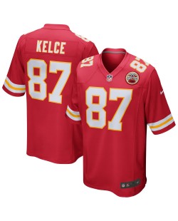 Travis Kelce Kansas City Chiefs Nike Spieler Trikot – Rot