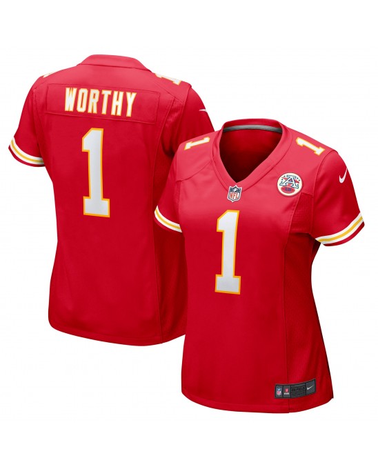 Xavier Worthy Kansas City Chiefs Nike Damen-Spieler Trikot – Rot