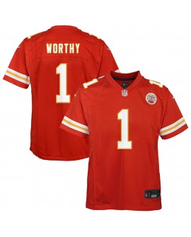 Xavier Worthy Kansas City Chiefs Nike Jugend-Team-Spieler Trikot – Rot