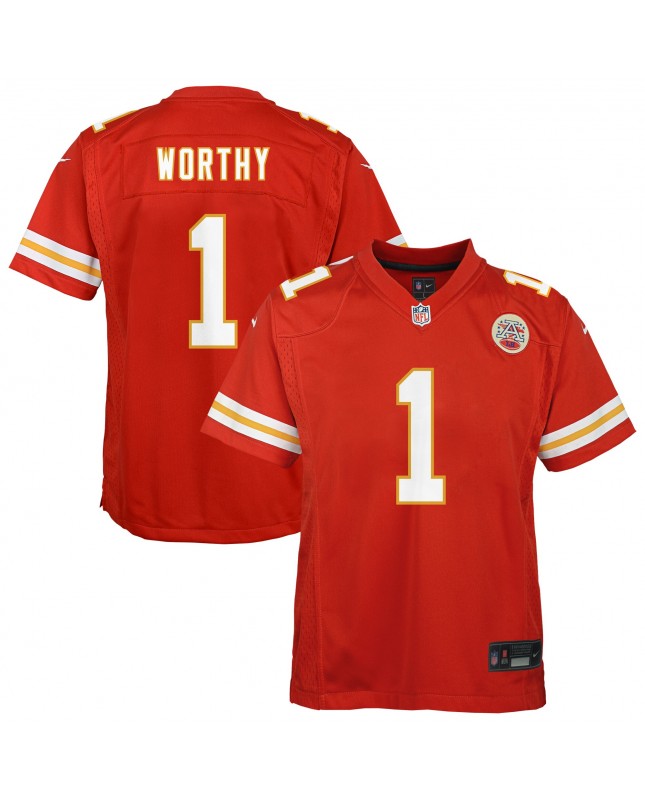 Xavier Worthy Kansas City Chiefs Nike Jugend-Team-Spieler Trikot – Rot