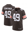 Carson Schwesinger Cleveland Browns Nike 2025 NFL Draft Spielers Trikot – Braun